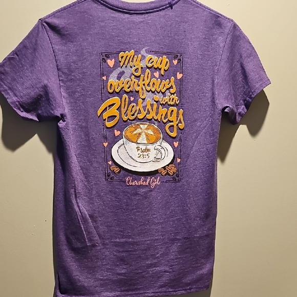 Purple Kids Shirt with Graphic Print - Picture 1 of 5